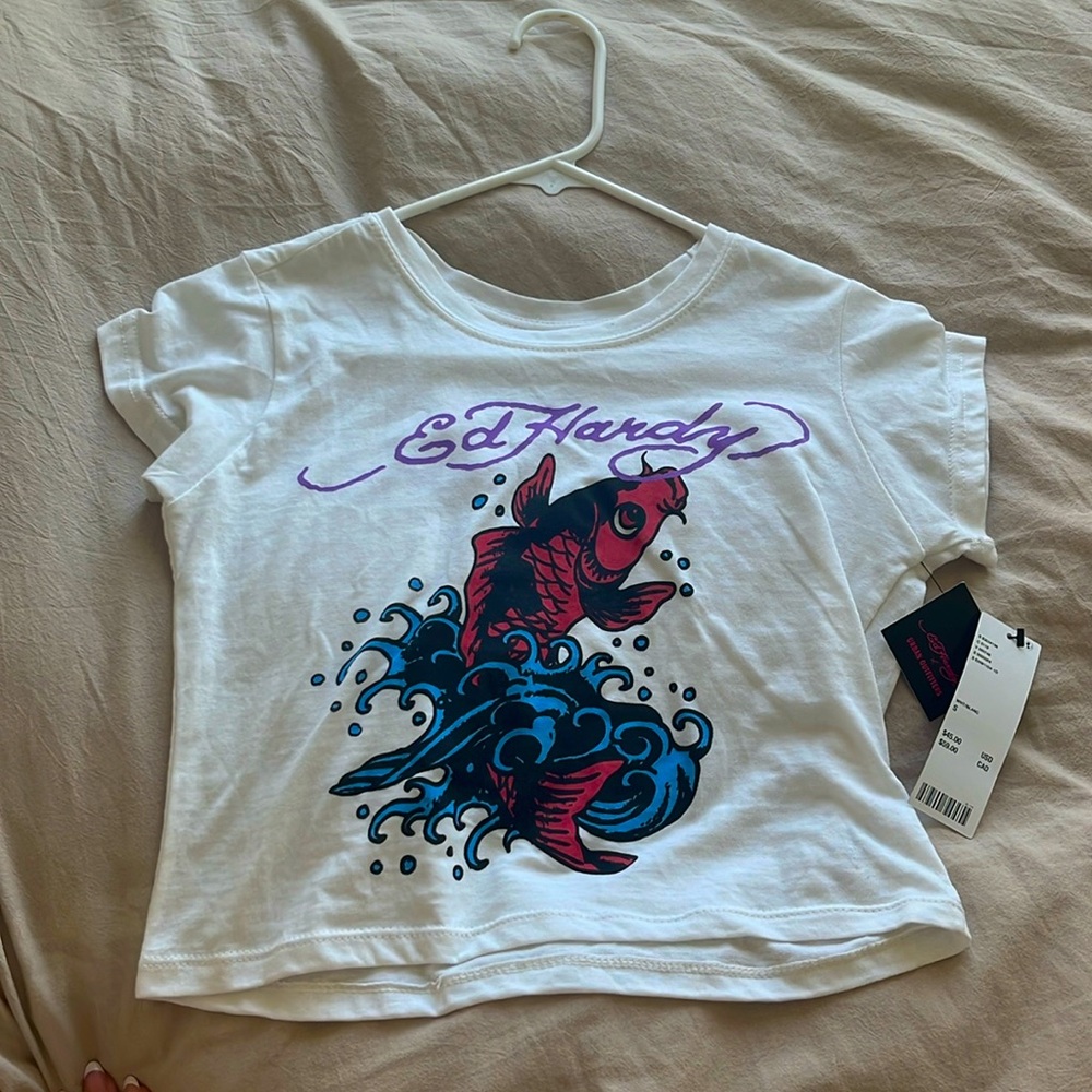Ed Hardy X UO Baby Tee BNWT